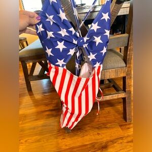 American Flag SHEIN Swimsuit